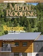 Cover of Metal Roofing Magazine