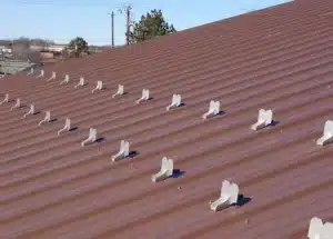 Metal Roof Snow Guards from Minnesota Metal Exteriors - Keeps the snow off your roof.