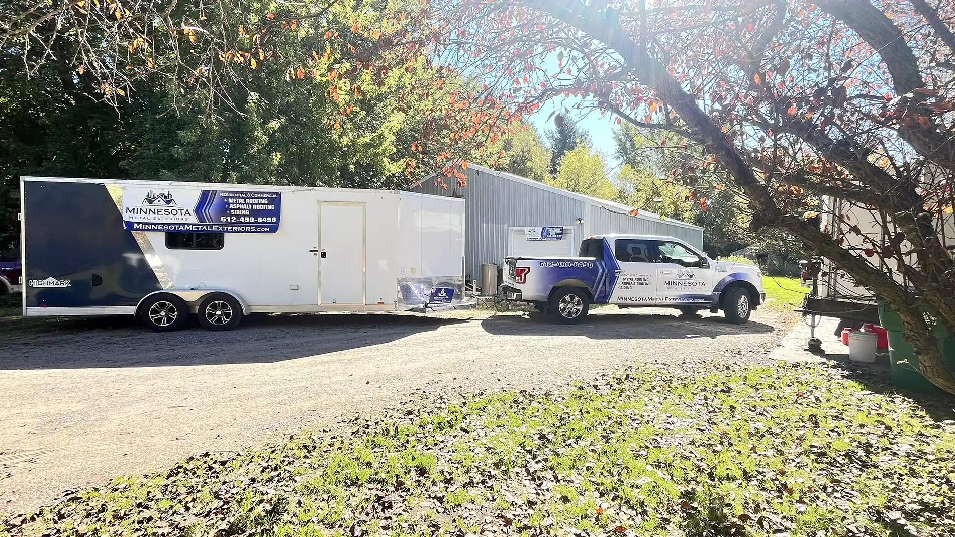 Minnesota Metal Exteriors' Office is Where Your Roof is. 